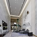Modern Kitchen Interior With Black And White Cabinets Central Island Open Layout Wooden Flooring