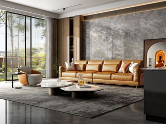 modern living room sofa 3d model