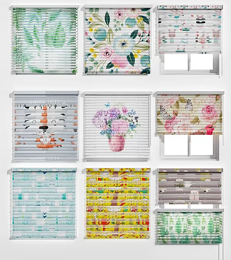 Modern venetian blinds 3d model