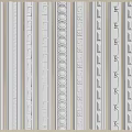 Gypsum Molding With Various Decorative Patterns And Interior Design Styles