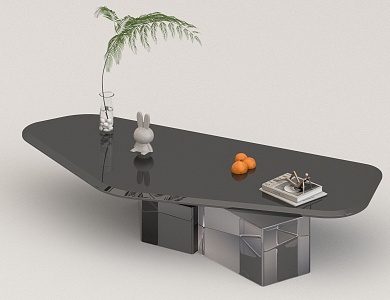 Light Luxury Coffee Table 3d model