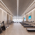 Modern Gym 3d model