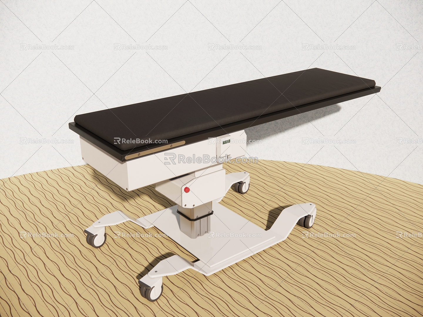 Modern Medical Instruments Operating Table Operating Bed Medical Bed Operating Bed Pusher Bed Emergency Bed 3d model