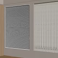 Window Blinds Modern Interior Design With White And Beige Styles On Wooden Wall