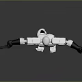 Mech Warrior Mech Soldier Machine Battlearm Mechanical Battlearm Machine Fighter Robot 3d model