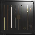 Modern Wall Lamps With Elegant Metal Design Sleek Lines And Gold Accents For Interior Decor