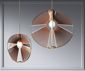 Modern chandelier 3d model