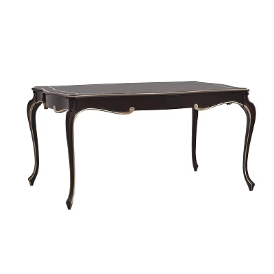 Simple European Dining Table Italian Long Dining Table 3d model