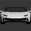 Sleek White Convertible Sports Car with Purple Interior and Modern Design