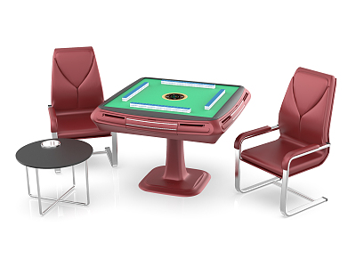 Modern Mahjong Table and Chair Mahjong Machine model