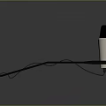 Professional Wired Handheld Microphone With Black Silver Design For Audio Recording Equipment