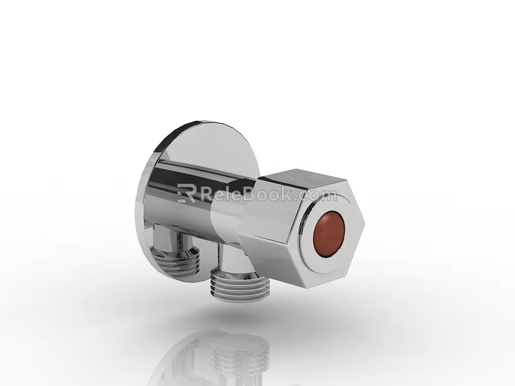 Modern faucet switch 3d model