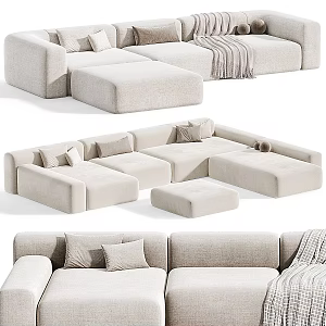 Modern Multiplayer Sofa 3d model