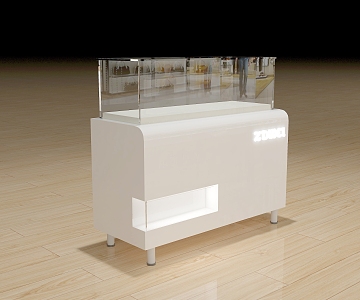 Cosmetics Display Cabinet Jewelry Display Cabinet Commercial Space Display Cabinet Booth 34 3d model