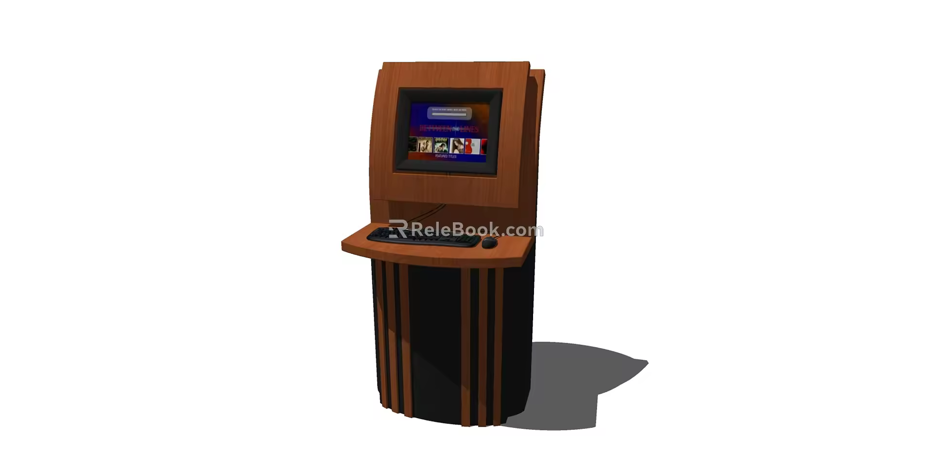 modern one machine inquiry machine 3d model