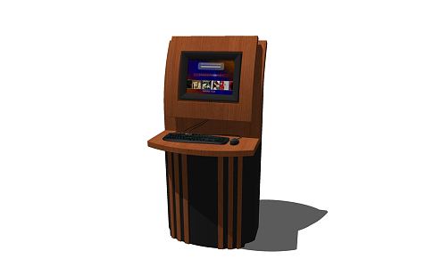 modern one machine inquiry machine 3d model