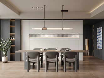 Modern Restaurant 3d model
