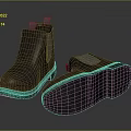 Cotton Shoes Warm Shoes Cold Shoes Realistic Model Cartoon Model PBR Model Game Model 3d model