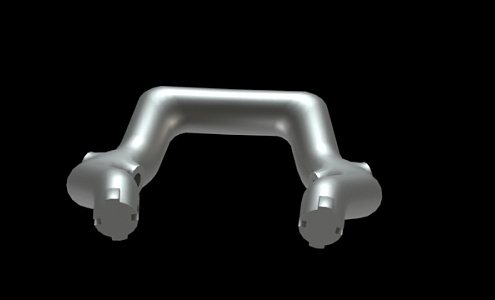 Modern Piping 3d model