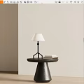 Simple Side Table 3d model
