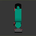 Green And Black Electric Jigsaw Power Tool With Ergonomic Handle And Metal Base