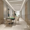 Modern Chess Room 3d model