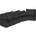 Modern EDRA Multiplayer Sofa Shaped Sofa Petal Sofa 3d model