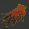 Durable Red And Black Protective Gloves With Model Number 235 For Work Safety
