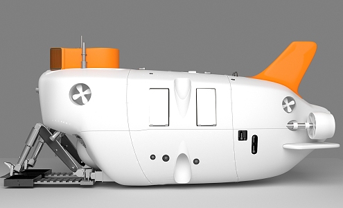 Modern Submarine 3d model