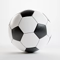 Classic Black and White Soccer Ball Essential Sports Equipment for Training Matches
