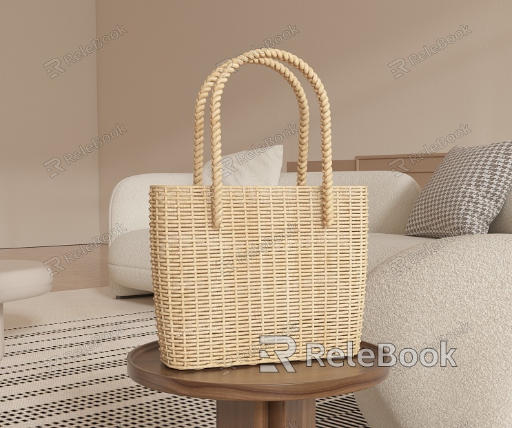 Straw bag ladies bags luggage accessories model