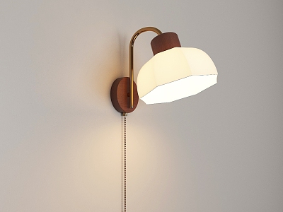 French retro wall lamp 3d model