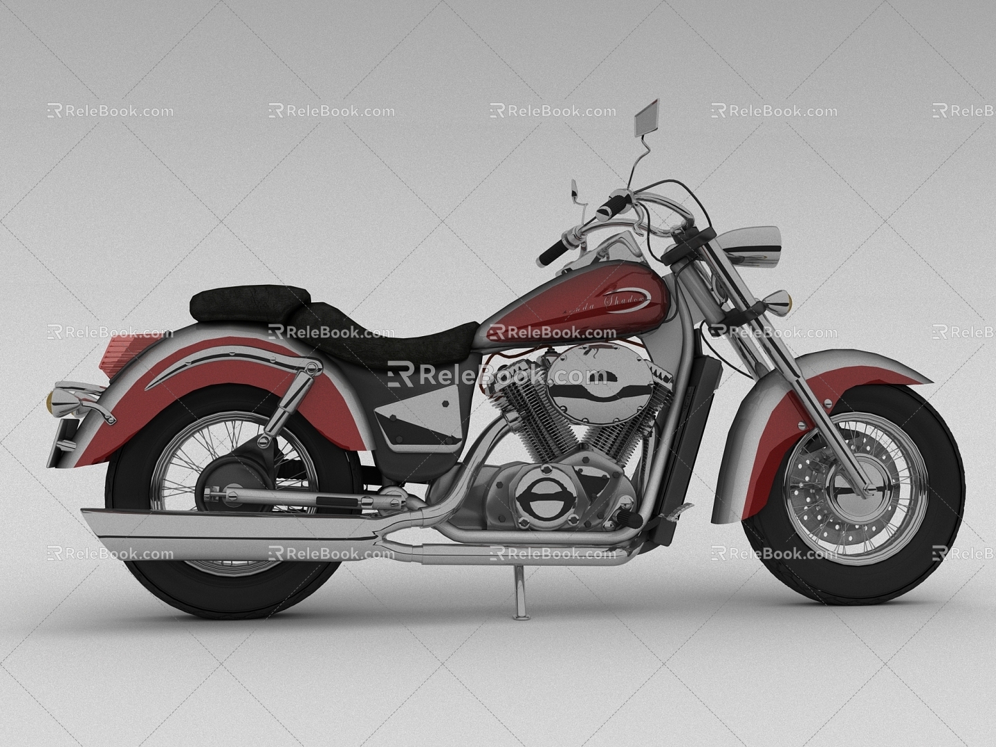 Honda Motorcycle Hyundai Motorcycle 3d model