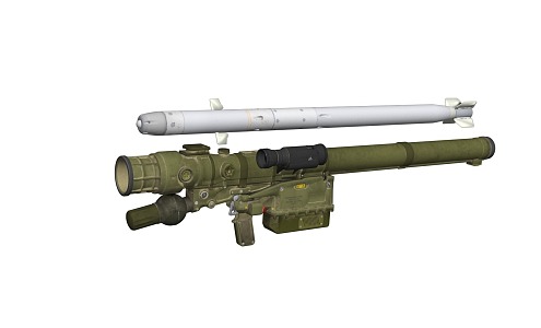 Sub-era US Army Stinger Missile 2021233679 3d model