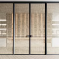 Modern sliding door 3d model