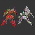 Modern Transformers Gauda Warrior Gauda Mecha Warrior 3d model