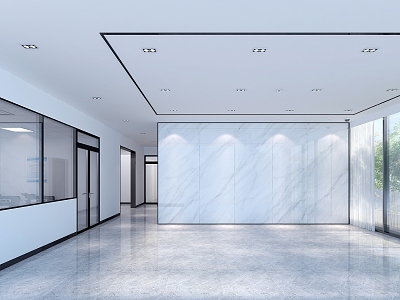 Minimalist Office Hall model