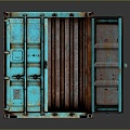 Container Cargo Box Cargo Box Trunk Box Luggage Leather Box Leather Box Container 3d model