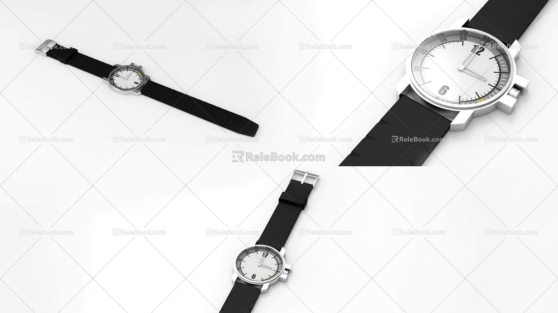 modern watch watch watch electronic watch quartz watch mechanical watch 3d model