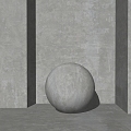 Modern wall concrete wall concrete stone wall concrete floor micro cement wall 3d model