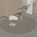 Round carpet 3d model
