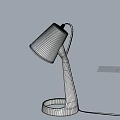 Modern Minimalist Table Lamp With White Shade And Black Base For Desk Reading