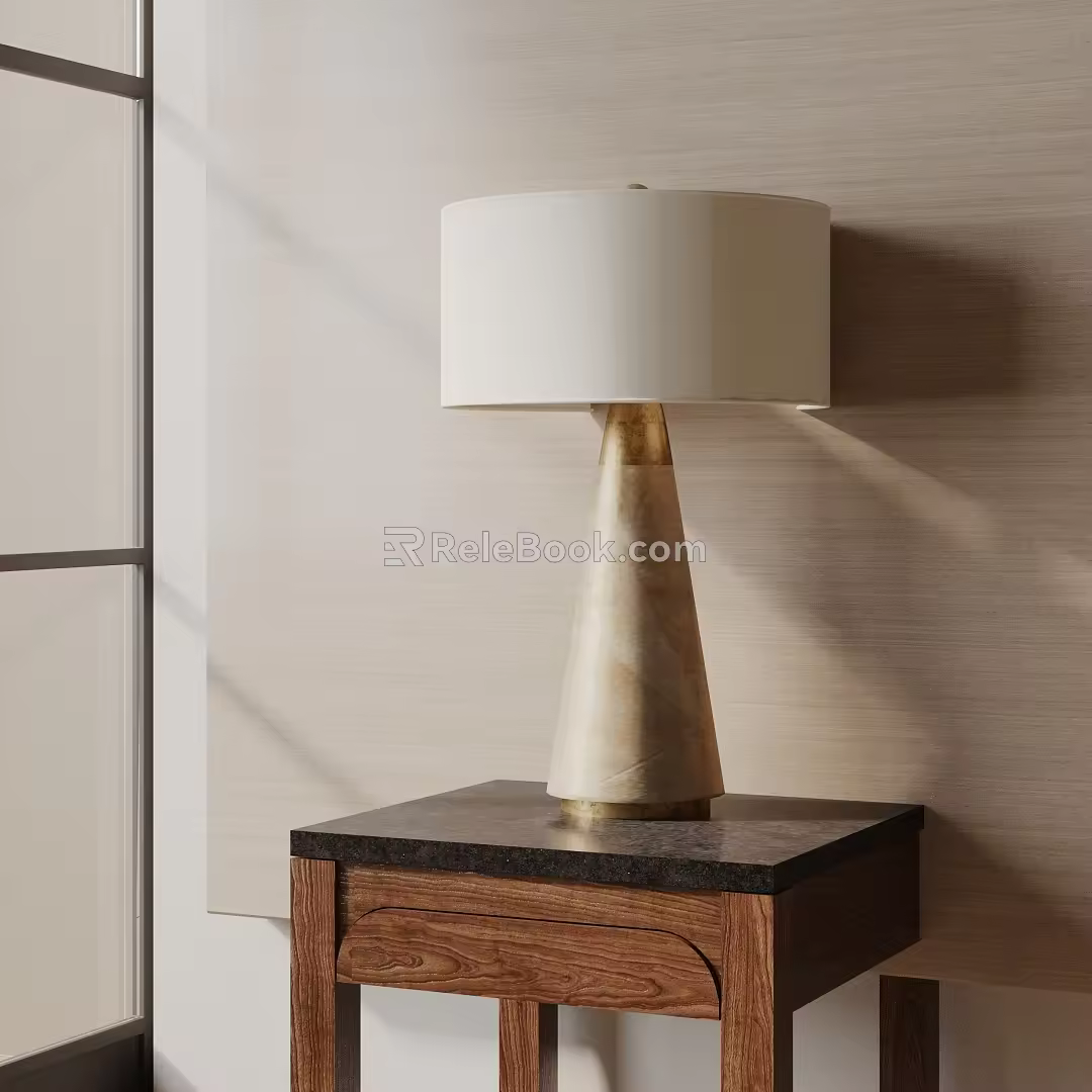Modern table lamp 3d model
