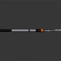 Heavy Duty Long Handled Lopper Hardware Tool with Silver Black Handle and Orange Accents