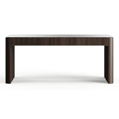 Modern Vanity Table Interior Design With Wooden Frame Drawers And Smooth Top 3d model