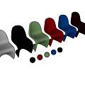 Modern Curved Design Dining Chair With Multiple Color Options For Home Interiors