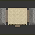 Scenic Classical Building Exterior With Beige Walls Gray Roofs Multiple Windows And Decorative Details