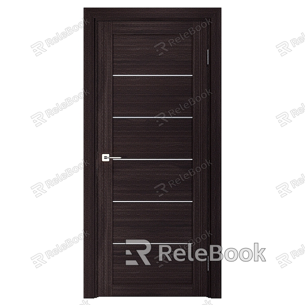 Nordic Simple Room Door Room Door Simple Flat Door Door Handle Entrance Door Wooden Door model