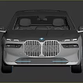 Silver Gray Luxury Sedan With White Roof Blue Accent Wheels And Modern Design