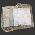 Old Wooden House with Tin Roof Wooden Structure Door And Windows on Dirt Ground